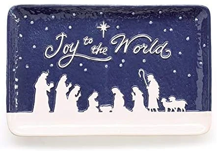 Blue And White Joy To The World Nativity Tray Ceramic Christmas Plate Holiday Tableware Decoration – Religious Christian Home Decor 2 Blue And White Joy To The World Nativity Tray Ceramic Christmas Plate Holiday Tableware Decoration – Religious Christian Home Decor -Night Christmas Shop 41lVsaeY1cL. AC