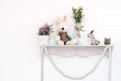 7 Foot White Wool Felt Ball Pom Pom Garland - Vintage Christmas Tree Decor Holiday Party Banner Decoration For Wall, Crafts, Kids Room -Night Christmas Shop 6140eVo6myL. AC SL1500