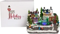 Light-up Animated Musical Working Fountain Vintage Victorian Christmas Village House Scene Accessory Figurine – Collectible LED Lighted Xmas Home Decor Accent Tabletop Decoration -Night Christmas Shop 61FqyK6uAlL. AC SL1500