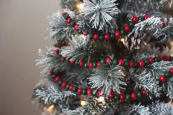 Vintage Style Red And Green Wood Bead Garland Christmas Tree Holiday Decoration, 9 Feet 5 Vintage Style Red And Green Wood Bead Garland Christmas Tree Holiday Decoration, 9 Feet -Night Christmas Shop 71A270tqRiL. AC SL1500