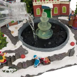 Light-up Animated Musical Working Fountain Vintage Victorian Christmas Village House Scene Accessory Figurine – Collectible LED Lighted Xmas Home Decor Accent Tabletop Decoration -Night Christmas Shop 71h8KsNt55L. AC SL1500