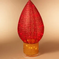 42-inch Tall, Red, Lighted Christmas Bulb Decoration With Snowflake Accents 5 42-inch Tall, Red, Lighted Christmas Bulb Decoration With Snowflake Accents -Night Christmas Shop b61ldpzy34nrtqvbmqrp scaled